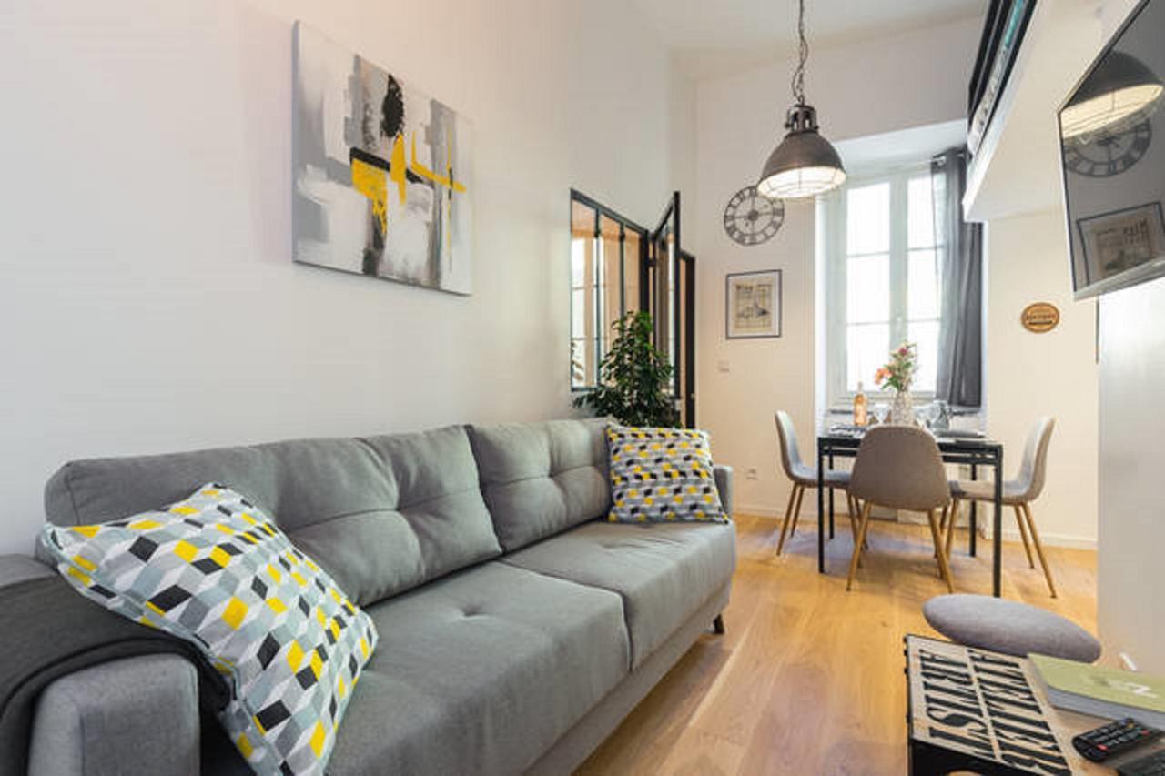 Angle Droit- Loft Charmant Et Atypique, Climatisation, Vieux-Nice Luaran gambar