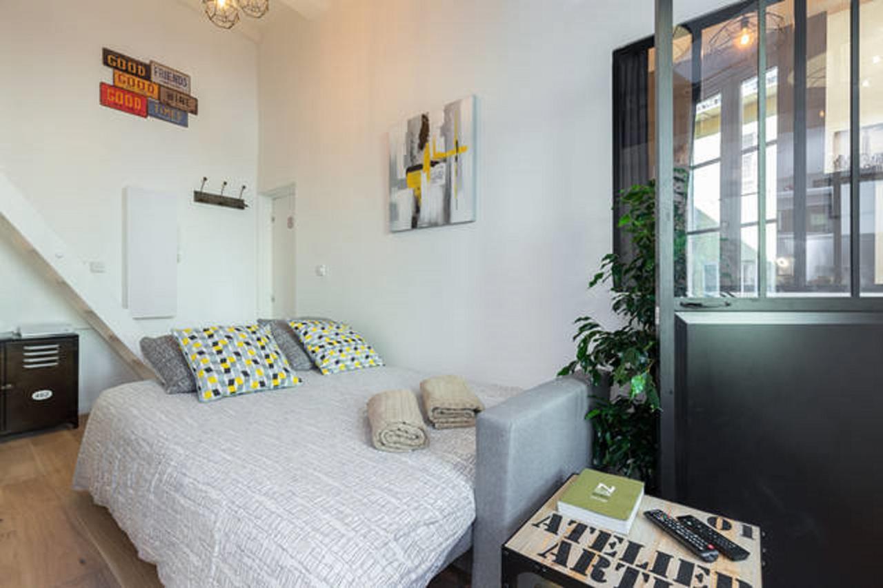 Angle Droit- Loft Charmant Et Atypique, Climatisation, Vieux-Nice Luaran gambar