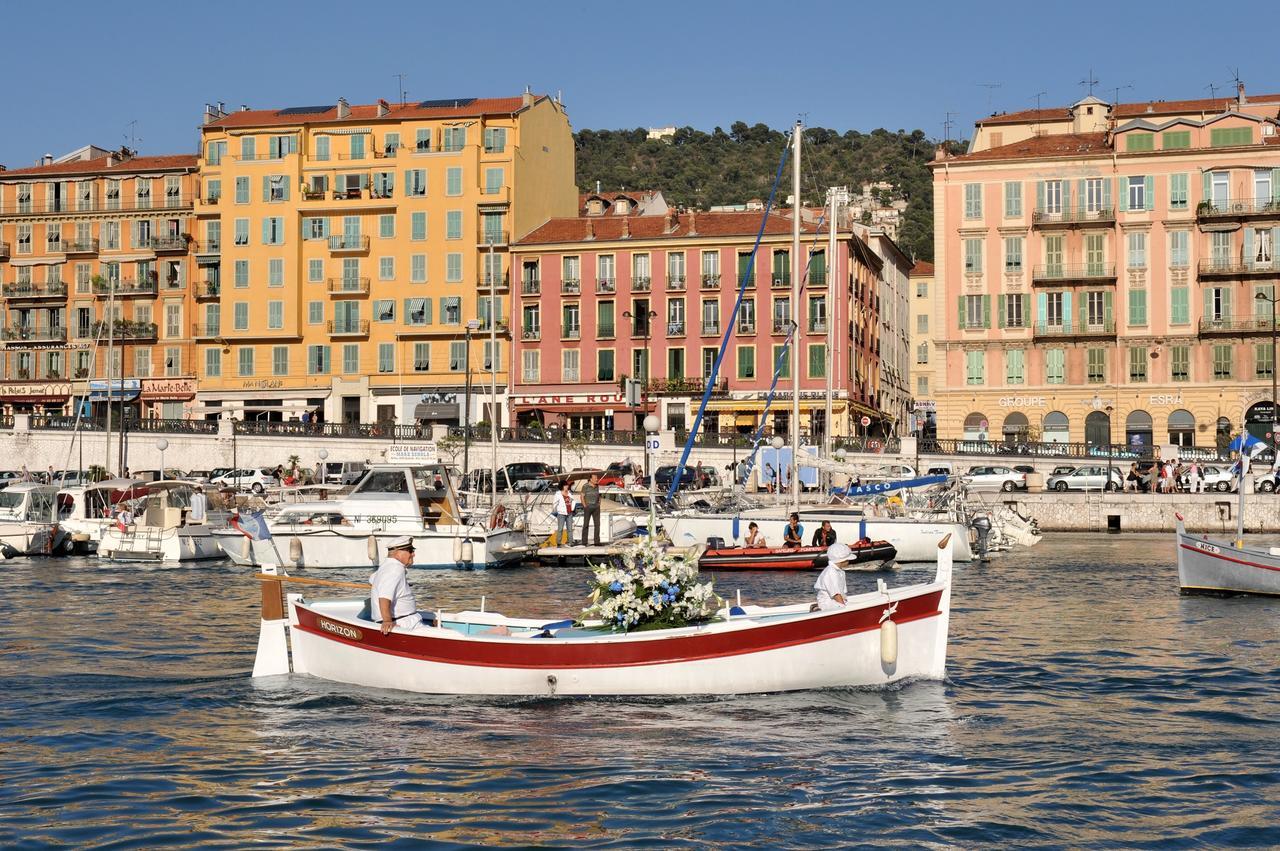 Angle Droit- Loft Charmant Et Atypique, Climatisation, Vieux-Nice Luaran gambar