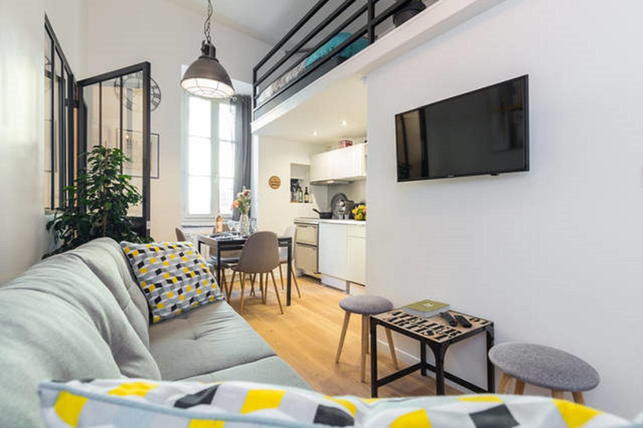 Angle Droit- Loft Charmant Et Atypique, Climatisation, Vieux-Nice Luaran gambar